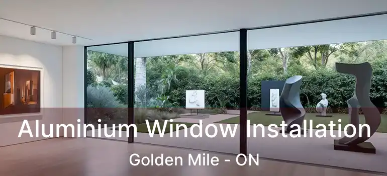 Aluminium Window Installation Golden Mile - ON