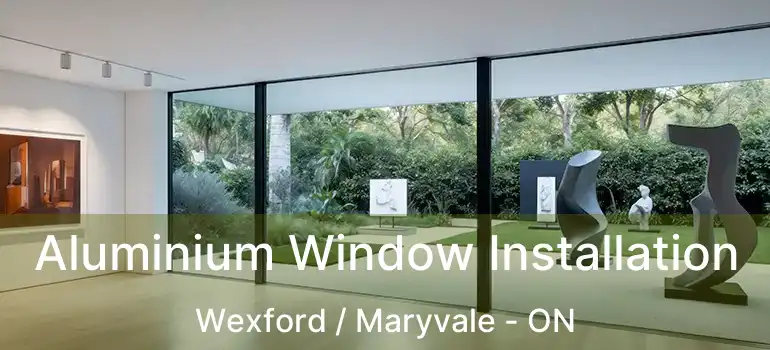  Aluminium Window Installation Wexford / Maryvale - ON