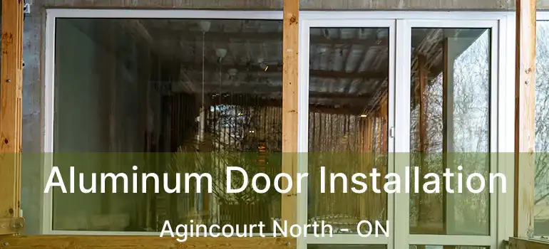  Aluminum Door Installation Agincourt North - ON
