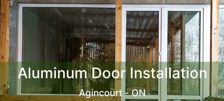  Aluminum Door Installation Agincourt - ON