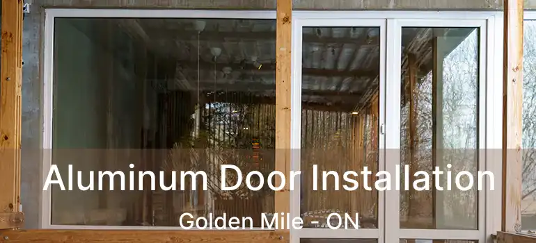  Aluminum Door Installation Golden Mile - ON