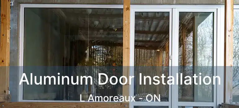 Aluminum Door Installation L Amoreaux - ON