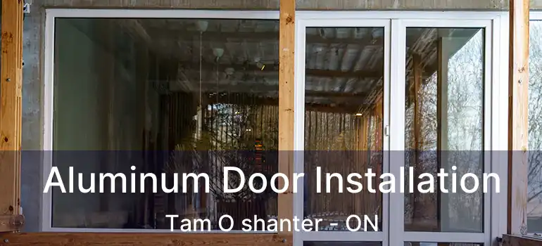  Aluminum Door Installation Tam O shanter - ON