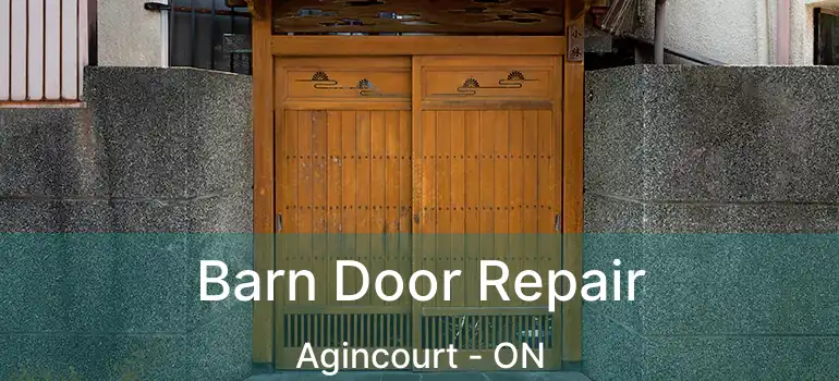  Barn Door Repair Agincourt - ON