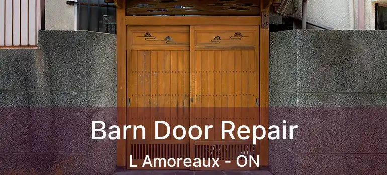  Barn Door Repair L Amoreaux - ON