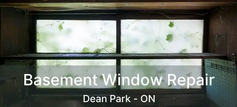  Basement Window Repair Dean Park - ON