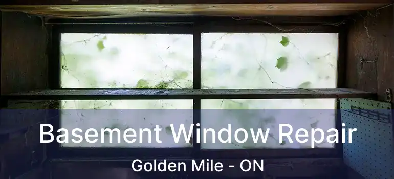  Basement Window Repair Golden Mile - ON
