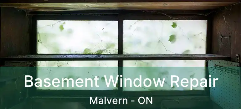  Basement Window Repair Malvern - ON