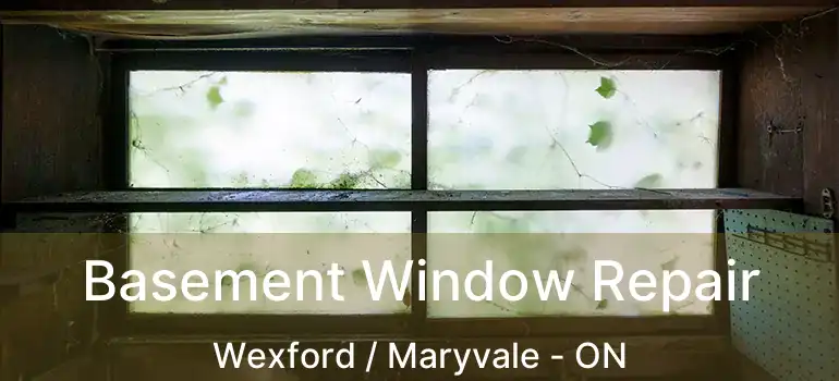  Basement Window Repair Wexford / Maryvale - ON