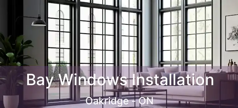  Bay Windows Installation Oakridge - ON