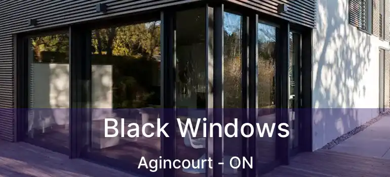  Black Windows Agincourt - ON