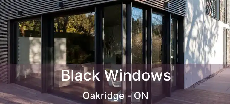  Black Windows Oakridge - ON