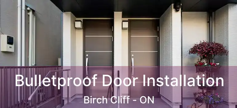  Bulletproof Door Installation Birch Cliff - ON