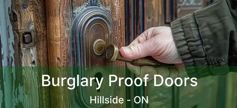 Burglary Proof Doors Hillside - ON