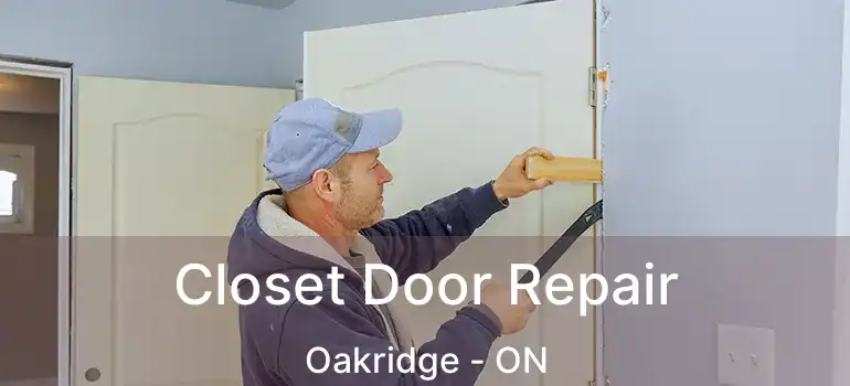  Closet Door Repair Oakridge - ON
