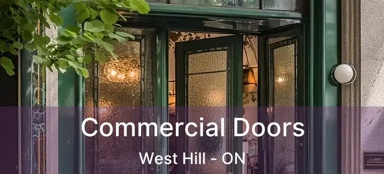  Commercial Doors West Hill - ON