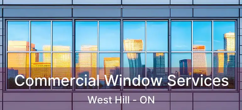  Commercial Window Services West Hill - ON