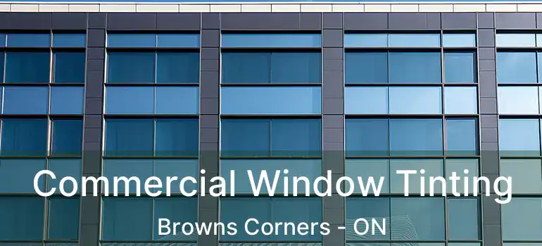  Commercial Window Tinting Browns Corners - ON