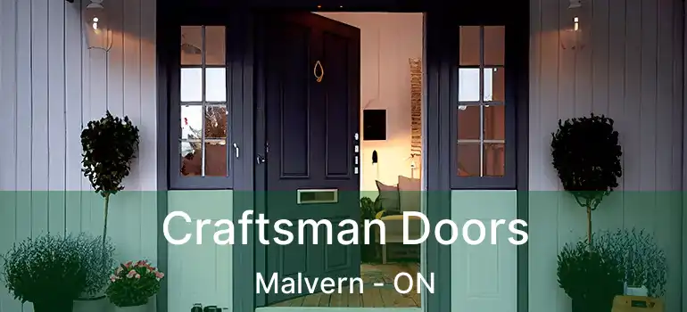  Craftsman Doors Malvern - ON