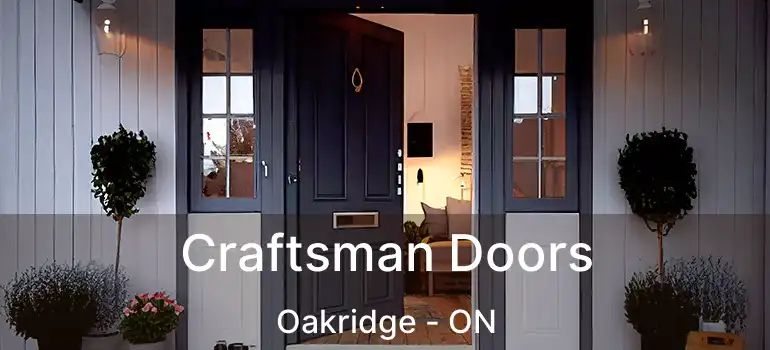 Craftsman Doors Oakridge - ON
