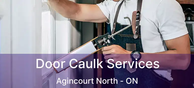  Door Caulk Services Agincourt North - ON