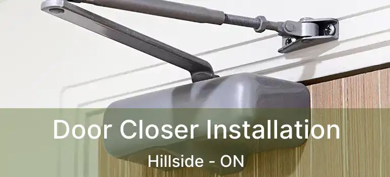 Door Closer Installation Hillside - ON