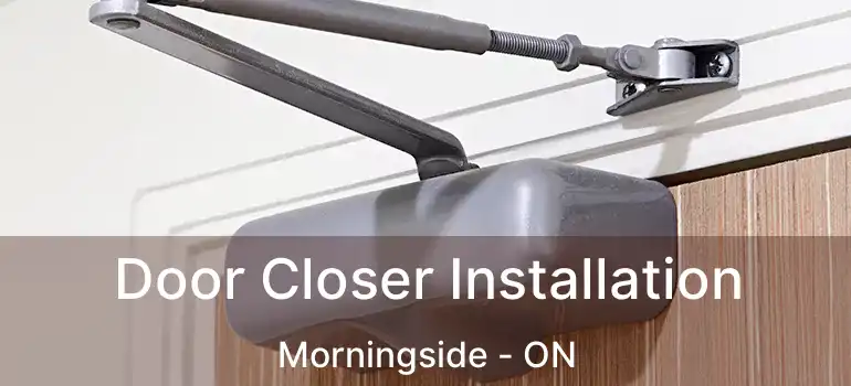  Door Closer Installation Morningside - ON