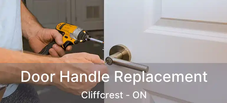  Door Handle Replacement Cliffcrest - ON