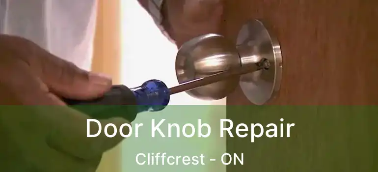  Door Knob Repair Cliffcrest - ON