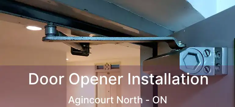  Door Opener Installation Agincourt North - ON