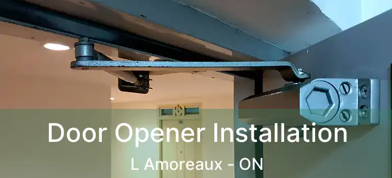  Door Opener Installation L Amoreaux - ON