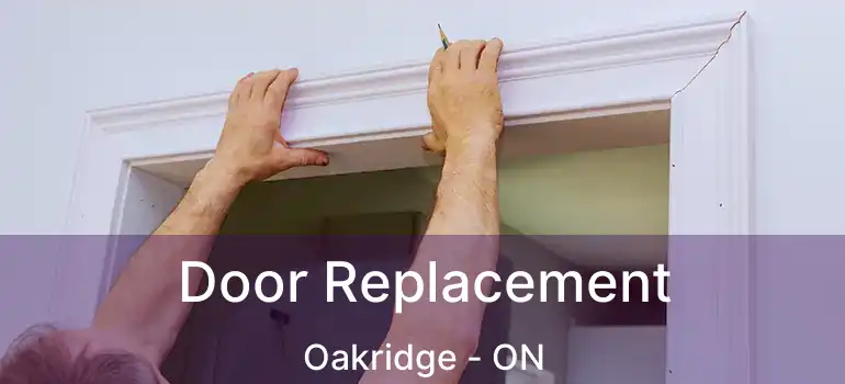  Door Replacement Oakridge - ON