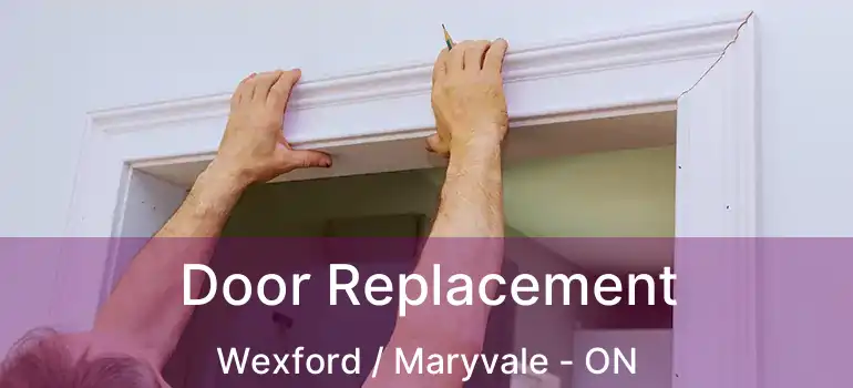  Door Replacement Wexford / Maryvale - ON