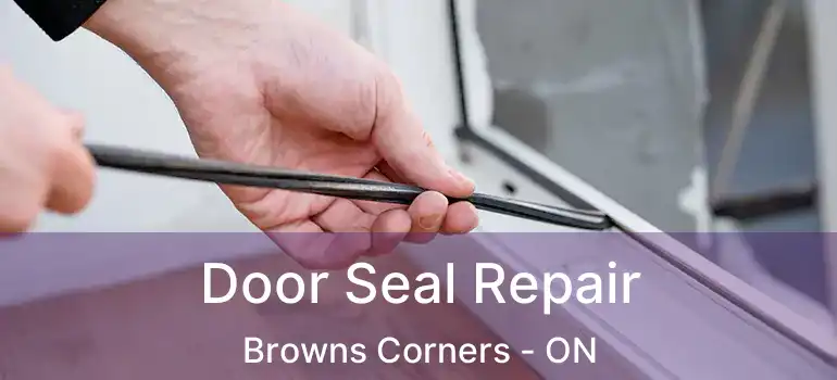  Door Seal Repair Browns Corners - ON