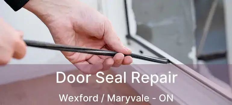  Door Seal Repair Wexford / Maryvale - ON