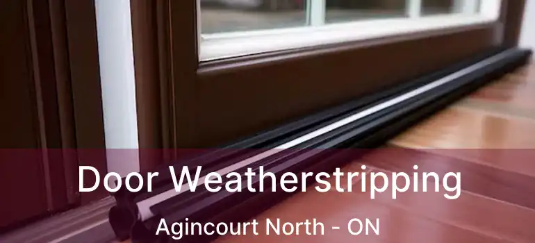  Door Weatherstripping Agincourt North - ON