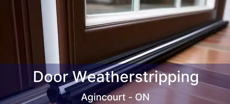 Door Weatherstripping Agincourt - ON