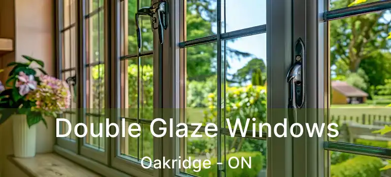  Double Glaze Windows Oakridge - ON