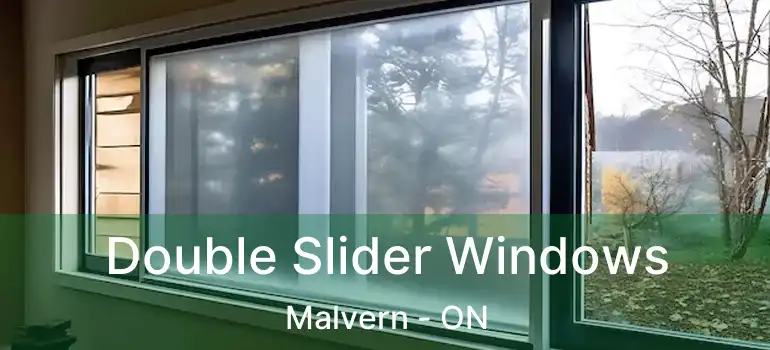  Double Slider Windows Malvern - ON