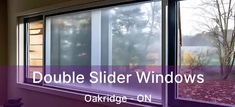  Double Slider Windows Oakridge - ON