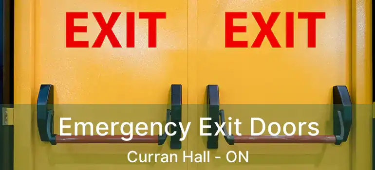  Emergency Exit Doors Curran Hall - ON
