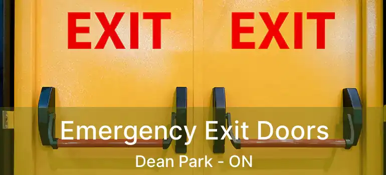Emergency Exit Doors Dean Park - ON
