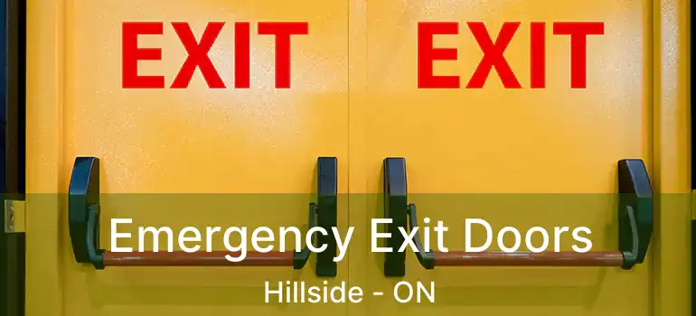  Emergency Exit Doors Hillside - ON