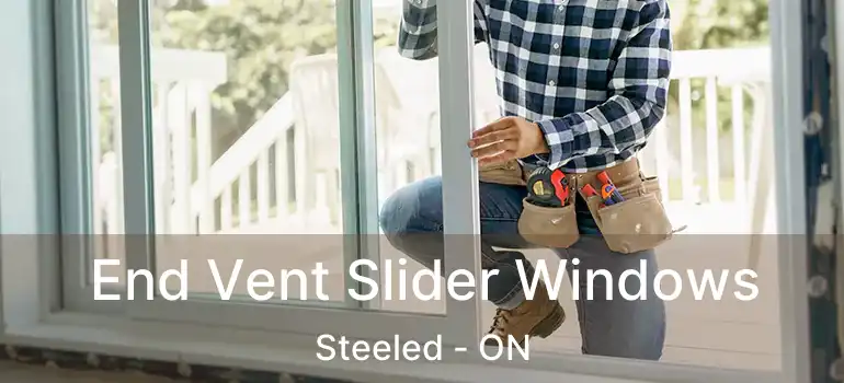 End Vent Slider Windows Steeled - ON