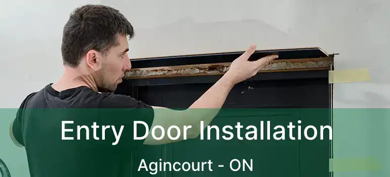  Entry Door Installation Agincourt - ON