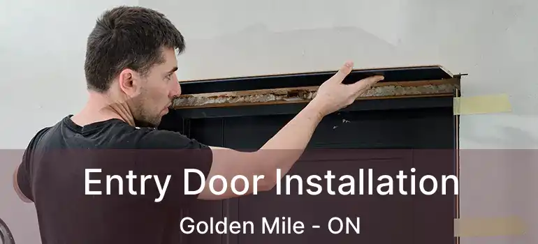  Entry Door Installation Golden Mile - ON