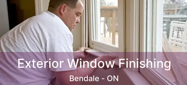 Exterior Window Finishing Bendale - ON