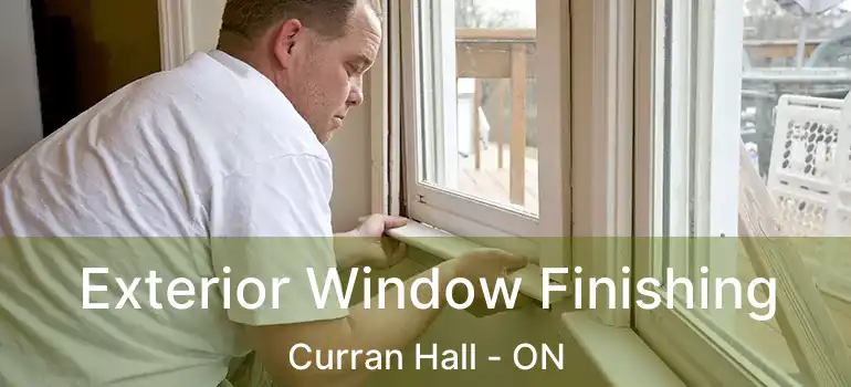  Exterior Window Finishing Curran Hall - ON