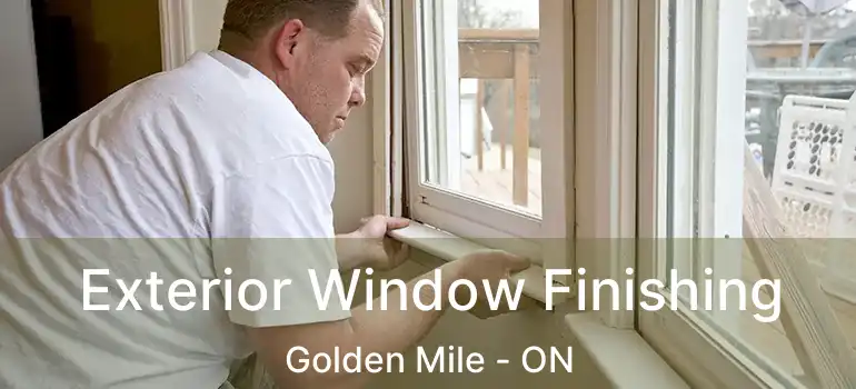  Exterior Window Finishing Golden Mile - ON