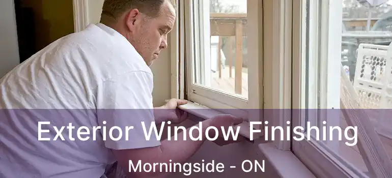 Exterior Window Finishing Morningside - ON